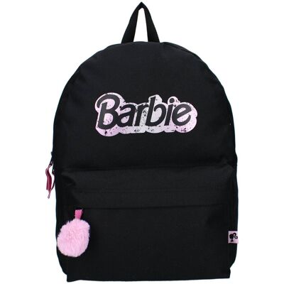 Vadobag Barbie Czarny Plecak Szkolny Wycieczkowy Dla Dzieci Brelok Pompon Vadobag Barbie Czarny Plecak Szkolny Wycieczkowy Dla Dzieci Brelok Pompon
