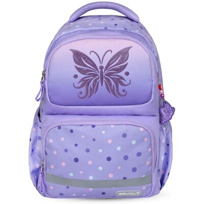 Belmil Midi Pack Ergonomiczny Torba szkolna 'Purple Dots' Belmil Midi Pack Ergonomiczny Torba szkolna 'Purple Dots'