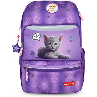 Belmil Zippy Ergonomiczny Torba szkolna 'Cute Cat' Belmil Zippy Ergonomiczny Torba szkolna 'Cute Cat'
