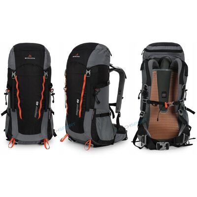 BERGSON MAGNOR 40L KOMFORTOWY WENTYLOWANY PLECAK GÓRSKI CZARNY BERGSON MAGNOR 40L KOMFORTOWY WENTYLOWANY PLECAK GÓRSKI CZARNY