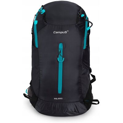 Campus Polaris 37l Lekki Wygodny Plecak Miejski Czarno-Niebieski Campus Polaris 37l Lekki Wygodny Plecak Miejski Czarno-Niebieski