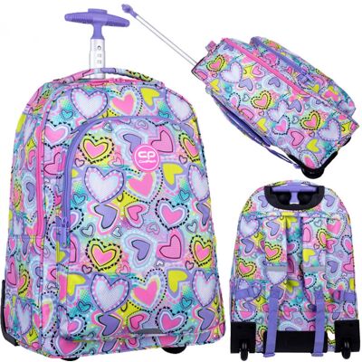 Coolpack Alan Plecak Szkolny Młodzieżowy Na Kółkach Pastel Heart Coolpack Alan Plecak Szkolny Młodzieżowy Na Kółkach Pastel Heart