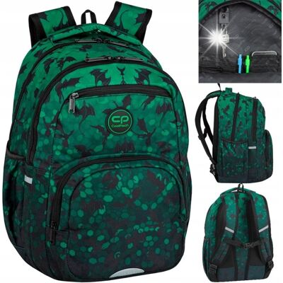 inna (Inny) COOLPACK PLECAK SZKOLNY MŁODZIEŻOWY CZARNY ZIELONY 3D DRAGONS SMOKI 3D inna (Inny) COOLPACK PLECAK SZKOLNY MŁODZIEŻOWY CZARNY ZIELONY 3D DRAGONS SMOKI 3D