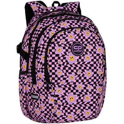 Coolpack Plecak Szkolny Młodzieżowy Dla Dziewczynki Factor Fioletowy Kwiatki Coolpack Plecak Szkolny Młodzieżowy Dla Dziewczynki Factor Fioletowy Kwiatki