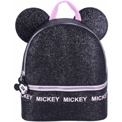 sarcia.eu Czarno-różowy, brokatowy plecak Mickey DISNEY sarcia.eu Czarno-różowy, brokatowy plecak Mickey DISNEY