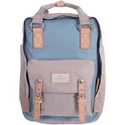 Doughnut, Plecak Macaroon Light Blue x Ivory (16L), D010-5809-F, Niebiesko-Beżowy Doughnut, Plecak Macaroon Light Blue x Ivory (16L), D010-5809-F, Niebiesko-Beżowy