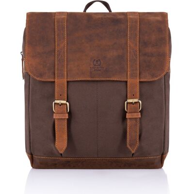 Duży Męski Plecak Vintage Paolo Peruzzi T-29-Br Duży Męski Plecak Vintage Paolo Peruzzi T-29-Br