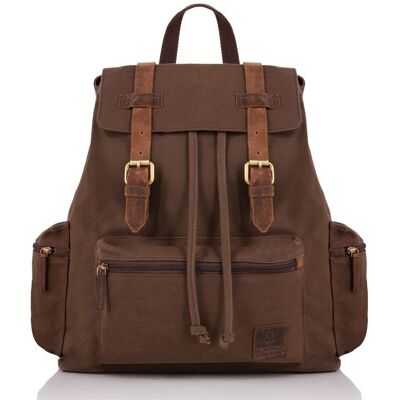 Duży Miejski Plecak Dla Mężczyzny Vintage Paolo Peruzzi T-24-Br Duży Miejski Plecak Dla Mężczyzny Vintage Paolo Peruzzi T-24-Br