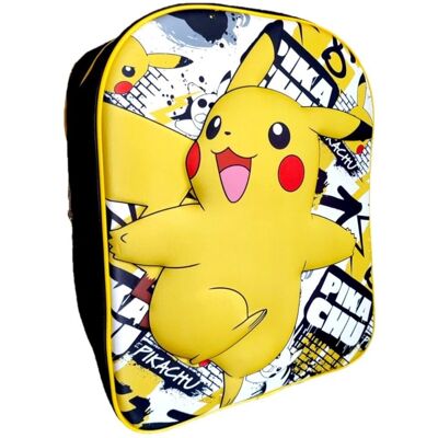 DIFUZED Duży plecak szkolny 3D przedszkolny Pokemon 40cm DIFUZED Duży plecak szkolny 3D przedszkolny Pokemon 40cm