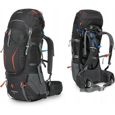 DUŻY PLECAK WYPRAWOWY BERGSON MATTERHORN 70-80L GÓRSKI TURYSTYCZNY SZARY DUŻY PLECAK WYPRAWOWY BERGSON MATTERHORN 70-80L GÓRSKI TURYSTYCZNY SZARY