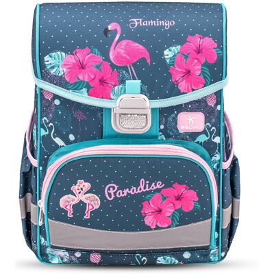 Ergonomiczny plecak szkolny Belmil Click Torba szkolna 'Flamingo Paradise' Ergonomiczny plecak szkolny Belmil Click Torba szkolna 'Flamingo Paradise'