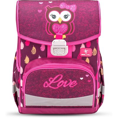 Ergonomiczny plecak szkolny Belmil Click Torba szkolna 'Mia, the Owl' Ergonomiczny plecak szkolny Belmil Click Torba szkolna 'Mia, the Owl'