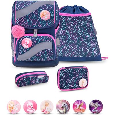 Ergonomiczny plecak szkolny Belmil Smarty Torba szkolna 'Amazing Polka Dots 2' Ergonomiczny plecak szkolny Belmil Smarty Torba szkolna 'Amazing Polka Dots 2'