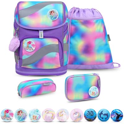Ergonomiczny plecak szkolny Belmil Smarty Torba szkolna 'Rainbow Color' Ergonomiczny plecak szkolny Belmil Smarty Torba szkolna 'Rainbow Color'