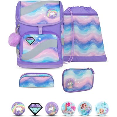 Ergonomiczny plecak szkolny Belmil Smarty Torba szkolna 'Rainbow Land' Ergonomiczny plecak szkolny Belmil Smarty Torba szkolna 'Rainbow Land'
