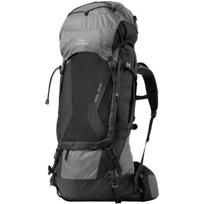FJORD NANSEN Plecak HIMIL 70+10 SOLID black/graphite FJORD NANSEN Plecak HIMIL 70+10 SOLID black/graphite