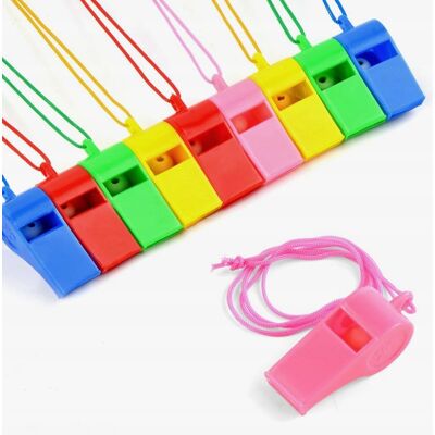 Inny producent Gwizdek 10 Sztuk Plastikowy Smycz Sportowy Sędzia Trening Szkoła Głośny Inny producent Gwizdek 10 Sztuk Plastikowy Smycz Sportowy Sędzia Trening Szkoła Głośny