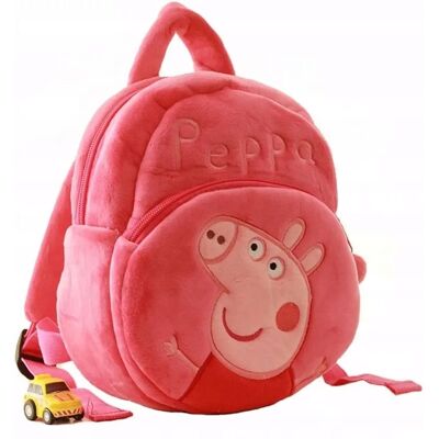 Inny producent Jedwabny plecak pluszowy tornister Świnka Peppa Różowy Inny producent Jedwabny plecak pluszowy tornister Świnka Peppa Różowy