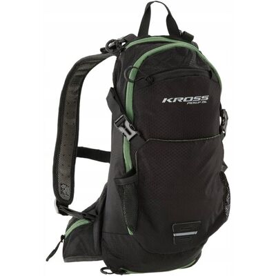 Kross, Plecak rowerowy, Pickup, czarno-zielony, 15L Kross, Plecak rowerowy, Pickup, czarno-zielony, 15L