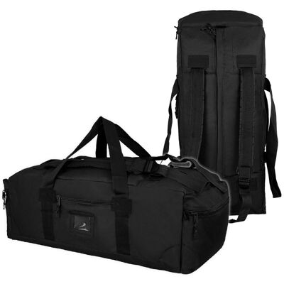 Mil-Tec Torba/Plecak 75L Wzór Bundeswehr Czarna Mil-Tec Torba/Plecak 75L Wzór Bundeswehr Czarna