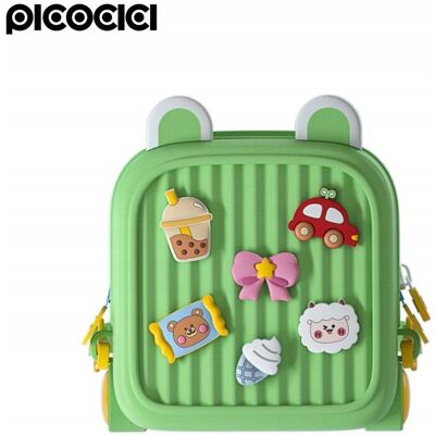 Inny producent Picocici Mały Plecak Dla Dzieci Podróżny K32 Zielony Inny producent Picocici Mały Plecak Dla Dzieci Podróżny K32 Zielony