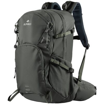 Plecak Alpinus Ornak 30 szałwiowy System hydratacyjny H2O, stelaż Materiał D-Tech Plecak Alpinus Ornak 30 szałwiowy System hydratacyjny H2O, stelaż Materiał D-Tech