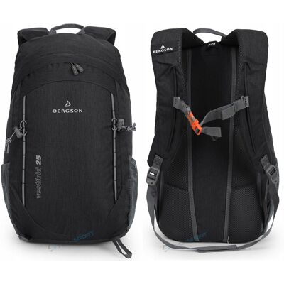 PLECAK BERGSON VESTFOLD 25L LEKKI WYGODNY WENTYLOWANY CZARNY PLECAK BERGSON VESTFOLD 25L LEKKI WYGODNY WENTYLOWANY CZARNY