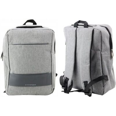 Inny producent PLECAK BIZNESOWY MIEJSKI Z USB PRZEGRODA SZARY 14L 40CM Inny producent PLECAK BIZNESOWY MIEJSKI Z USB PRZEGRODA SZARY 14L 40CM