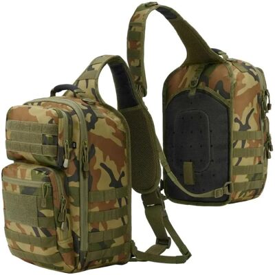 Plecak BRANDIT US Cooper Sling Large 22L Woodland Plecak BRANDIT US Cooper Sling Large 22L Woodland