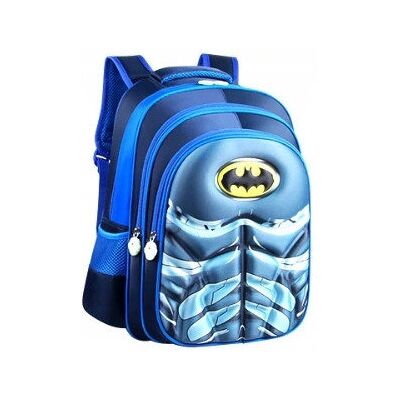 Inny producent Plecak szkolny dla chłopca, Batman, niebieski, K&M Inny producent Plecak szkolny dla chłopca, Batman, niebieski, K&M
