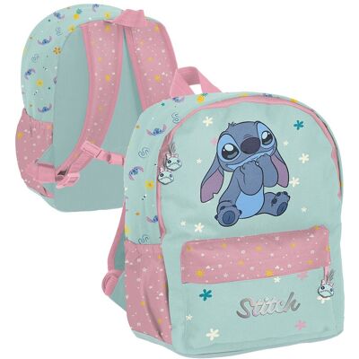 Plecak dla przedszkolaka dla dziewczynki Paso Stitch miętowo-różowy Plecak dla przedszkolaka dla dziewczynki Paso Stitch miętowo-różowy