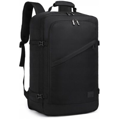 Kono Plecak do Samolotu Ryanair 55x40x20 czarny Bagaż Podręczny 40L Expander 3.0 Kono Plecak do Samolotu Ryanair 55x40x20 czarny Bagaż Podręczny 40L Expander 3.0