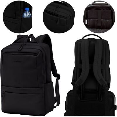 Plecak Kabinowy Wings Cbp003 20l Z Kieszenią Na Laptop 15,6”, Pasem Na Walizkę I Wentylowanymi Plecami Plecak Kabinowy Wings Cbp003 20l Z Kieszenią Na Laptop 15,6”, Pasem Na Walizkę I Wentylowanymi Plecami