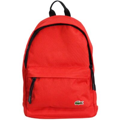 Plecak Lacoste Néocroc Unisex Materiałowy Czerwony S - NH2860NE-883 Plecak Lacoste Néocroc Unisex Materiałowy Czerwony S - NH2860NE-883
