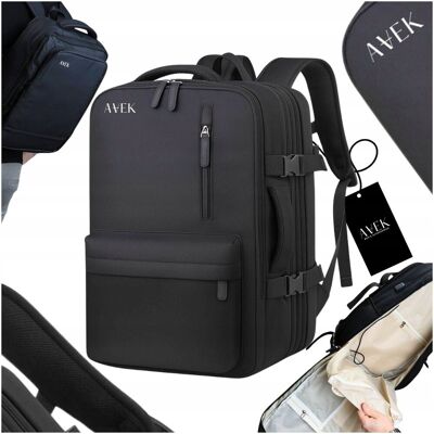 Inny producent PLECAK MĘSKI CZARNY SPORTOWY DO PRACY SZKOŁY PODRÓŻNY POJEMNY USB AVEK / AVEK Inny producent PLECAK MĘSKI CZARNY SPORTOWY DO PRACY SZKOŁY PODRÓŻNY POJEMNY USB AVEK / AVEK