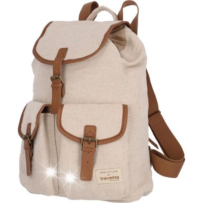 Inny producent Plecak miejski Travelite Hempline 9,7L Beżowy Inny producent Plecak miejski Travelite Hempline 9,7L Beżowy