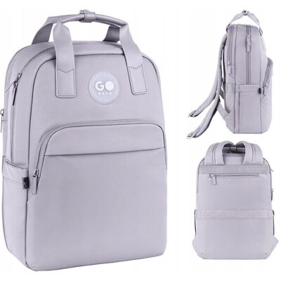Plecak młodzieżowy dla dziewczyn szkolny na laptop uchwyt na walizkę GoPack Plecak młodzieżowy dla dziewczyn szkolny na laptop uchwyt na walizkę GoPack