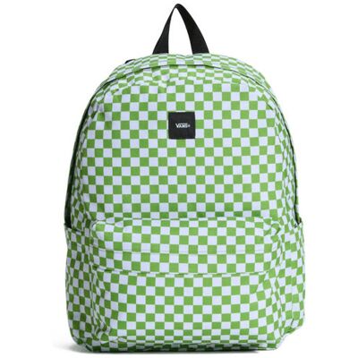 Plecak młodzieżowy Vans Old Skool Check Backpack - lime burst checkerboard Plecak młodzieżowy Vans Old Skool Check Backpack - lime burst checkerboard