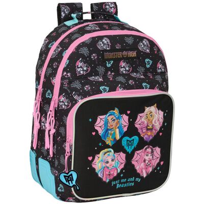 Safta Plecak Monster High 42 cm z możliwością dostosowania dla uczniów Safta Plecak Monster High 42 cm z możliwością dostosowania dla uczniów