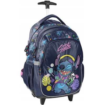 Plecak na kółkach dla dzieci, Lilo i Stitch, granatowy, Paso Plecak na kółkach dla dzieci, Lilo i Stitch, granatowy, Paso