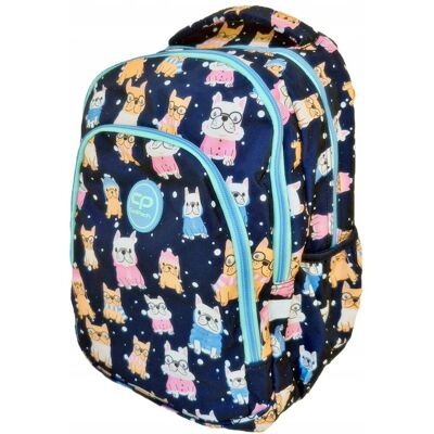 COOLPACK Plecak Plecak Szkolny Tornister Profilowane Plecy EVA Pieski Mopsy Prime Co COOLPACK Plecak Plecak Szkolny Tornister Profilowane Plecy EVA Pieski Mopsy Prime Co