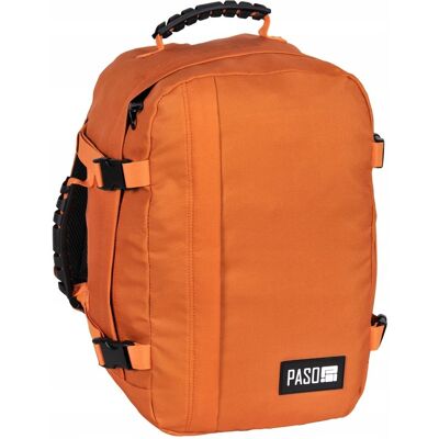 Plecak podróżny do samolotu Paso bagaż podręczny 40×20×25 cm Wizzair Ryanair pomarańczowy Plecak podróżny do samolotu Paso bagaż podręczny 40×20×25 cm Wizzair Ryanair pomarańczowy