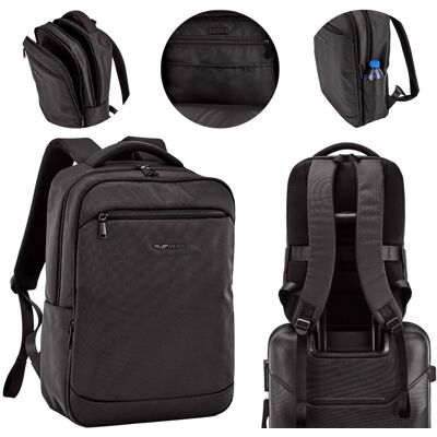 Plecak Podróżny Wings Brant 18l Kabinowy Do Samolotu, Na Laptop 15,6”, Pas Na Walizkę, Poliester, 30x14x43 Cm Plecak Podróżny Wings Brant 18l Kabinowy Do Samolotu, Na Laptop 15,6”, Pas Na Walizkę, Poliester, 30x14x43 Cm