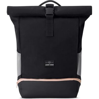 Plecak Rolltop Johnny Urban Allen Medium Czarny Plecak Rolltop Johnny Urban Allen Medium Czarny