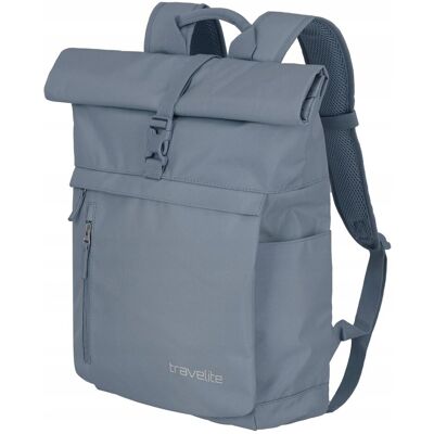 Plecak Rolowany Travelite Basics Niebieski Plecak Rolowany Travelite Basics Niebieski