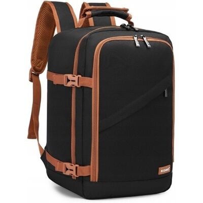 Kono Plecak Ryanair Do Samolotu 40x20x25 Cm Wizzair Lot Kabinowy Czarny Expander Kono Plecak Ryanair Do Samolotu 40x20x25 Cm Wizzair Lot Kabinowy Czarny Expander