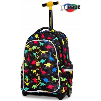 Plecak Szkolny 2-Komorowy 24l Swiecący Led Kolorowe Dinozaury Dino Coolpack Plecak Szkolny 2-Komorowy 24l Swiecący Led Kolorowe Dinozaury Dino Coolpack