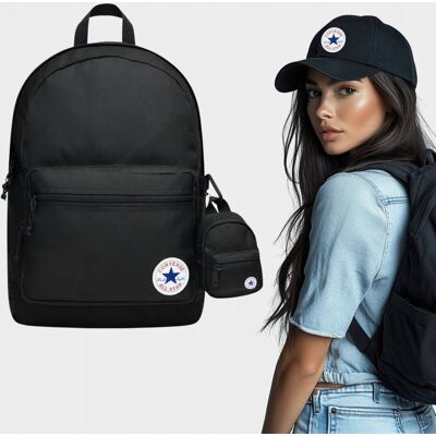 Plecak Szkolny Converse Go2 Czarny Młodzieżowy Dla Dziewczyny Duży 24l Plecak Szkolny Converse Go2 Czarny Młodzieżowy Dla Dziewczyny Duży 24l