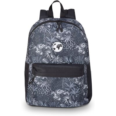 Semiline - J4686-1 - Szary - 41x32x13 cm - Backpack Semiline - J4686-1 - Szary - 41x32x13 cm - Backpack