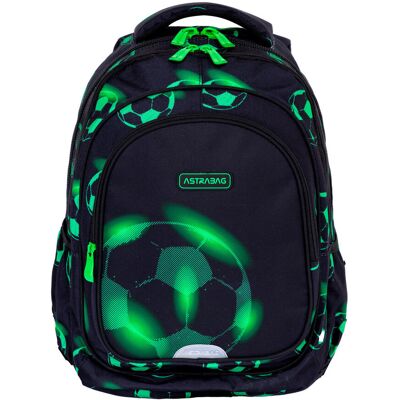 Plecak szkolny dla chłopca Astrabag Neo Football AB300 piłka nożna czarny klasa 4-8 Plecak szkolny dla chłopca Astrabag Neo Football AB300 piłka nożna czarny klasa 4-8